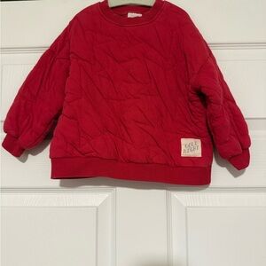 Zara Quilted Star Crewneck